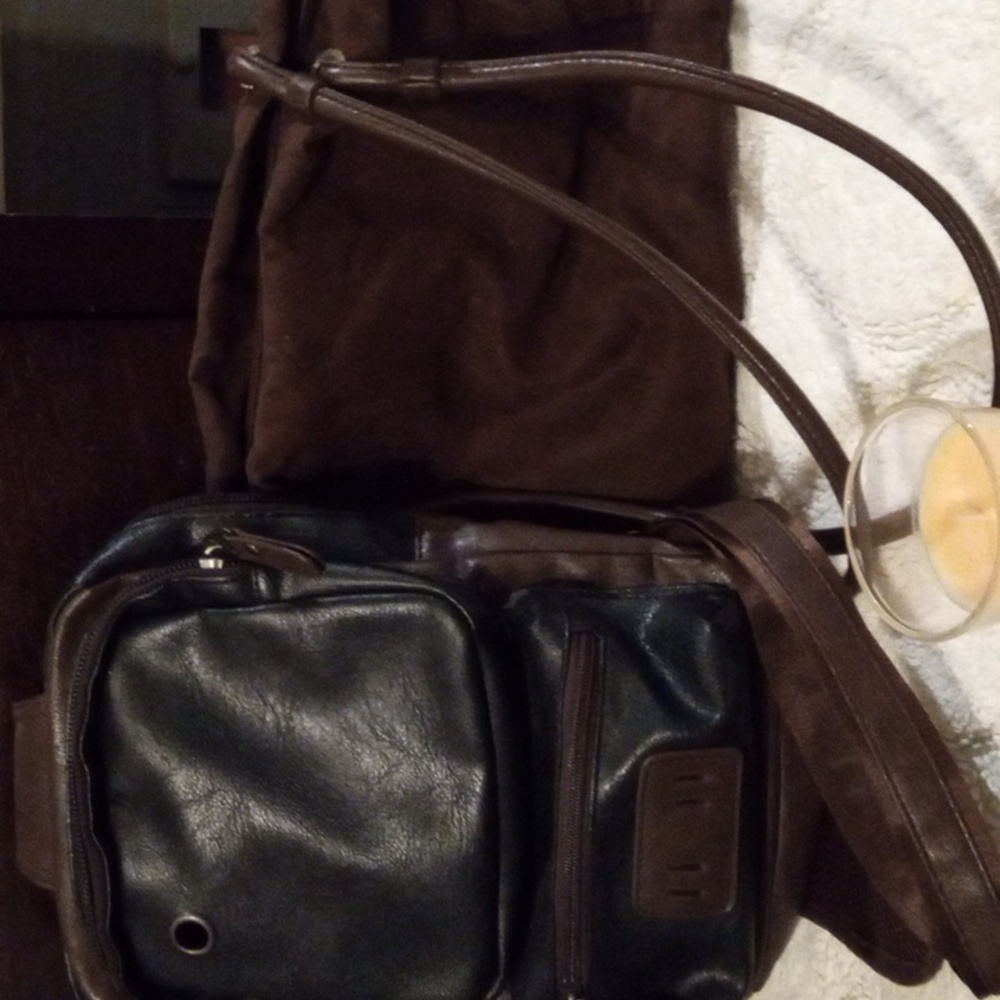 One shoulder bag an backpack bundle